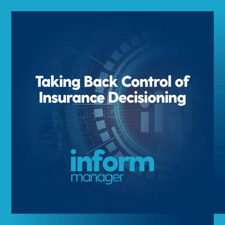 Inform Manager is a no-code decision management platform that allows insurers, MGAs, and brokers to design, manage, and evolve their strategies without writing a single line of code.