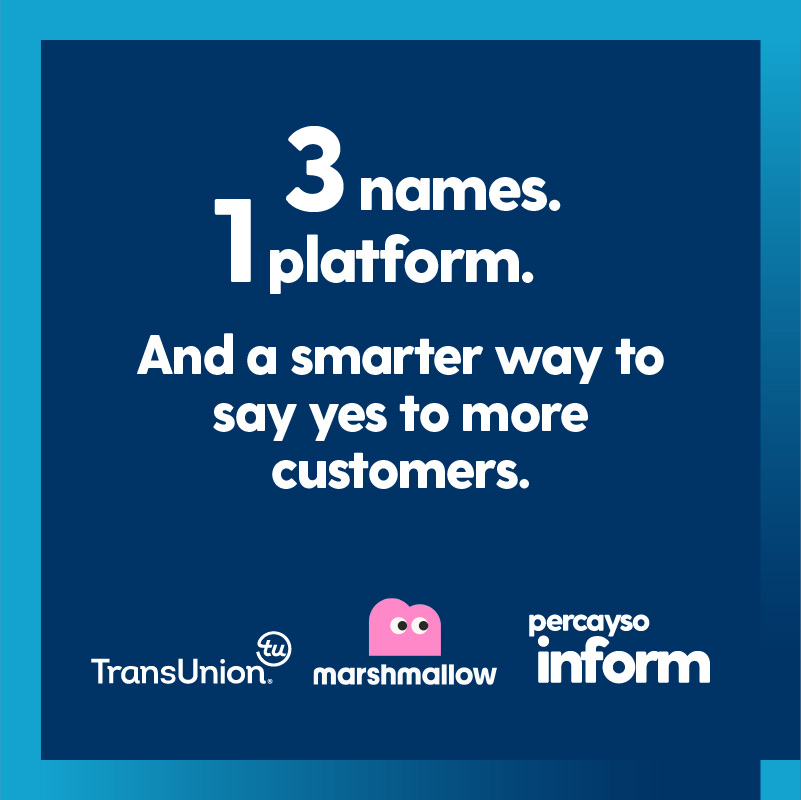 Marshmallow signs multi-year partnership with Percayso Inform and TransUnion